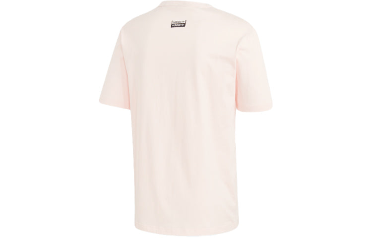 adidas originals Athleisure Casual Sports Short Sleeve Pink GD9285