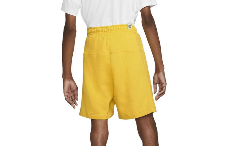 Men's Nike Solid Color Casual Sports Shorts Yellow DM5636-709