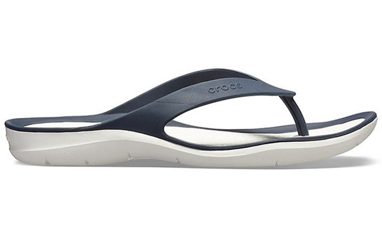 (WMNS) Crocs Casual Cozy Flip-Flops Deep Blue 204974-462
