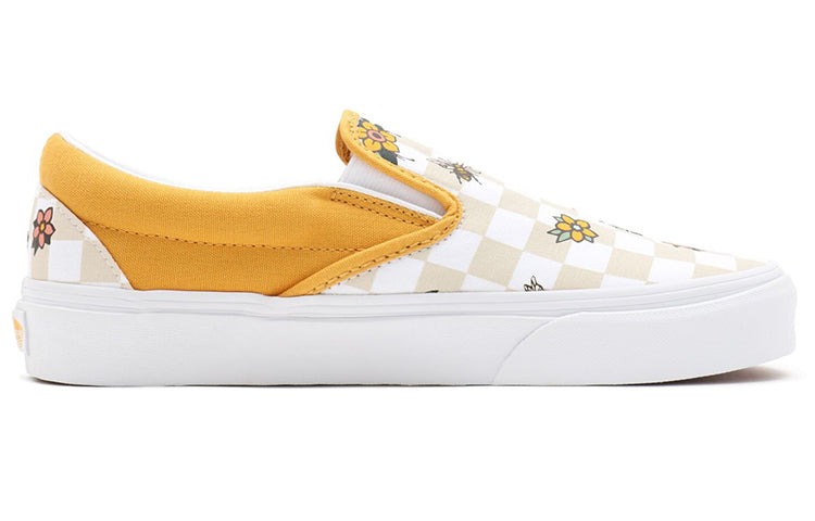 Vans Garden Check Classic Slip-on 'White Yellow' VN0A33TB9HP