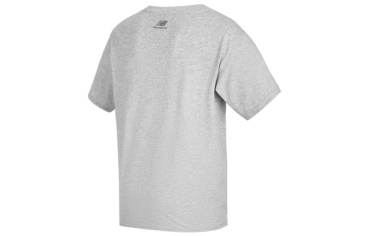 New Balance Logo T-Shirt Asia Sizing 'Grey White' 5EC2U843-MGR