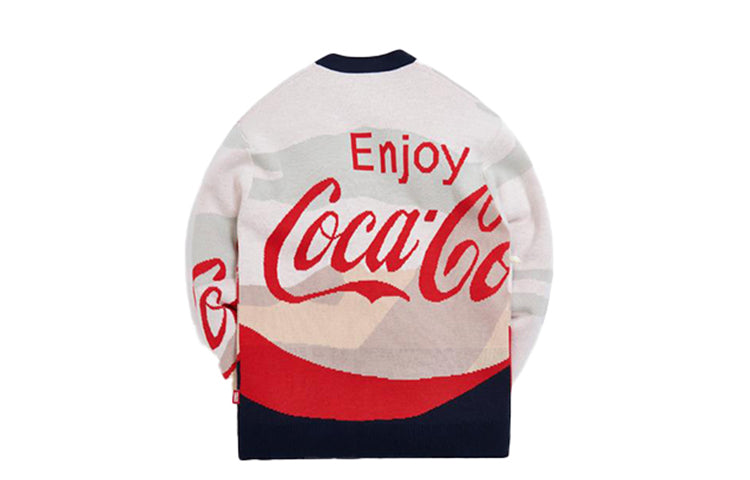 KITH x Coca-Cola x Mitchell & Ness Coke Mountains Cardigan 'Multi' MNSWTRKM19026-MULT