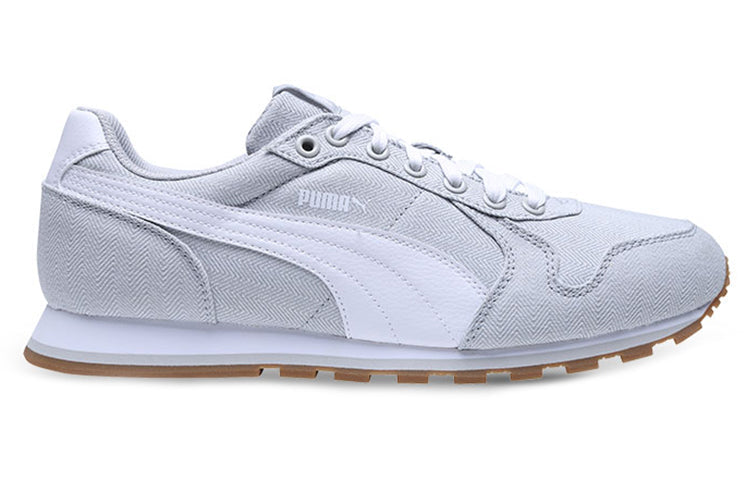 (WMNS) PUMA ST Runner Herringbone 'White Grey' 362390-02