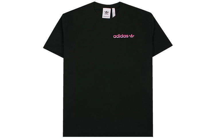 adidas originals Tropical Tee Printing Short Sleeve Black DV2057