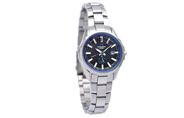 Casio Oceanus Analog Watch 'Silver Black Blue' OCW-S340-1AJF