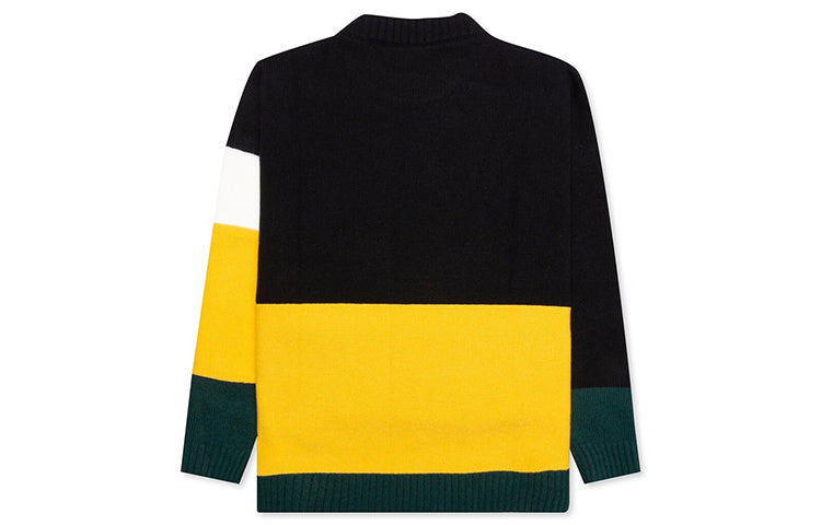 Off-White Colorblock Alphabet Knit Black OMHE048E20KNI0011018
