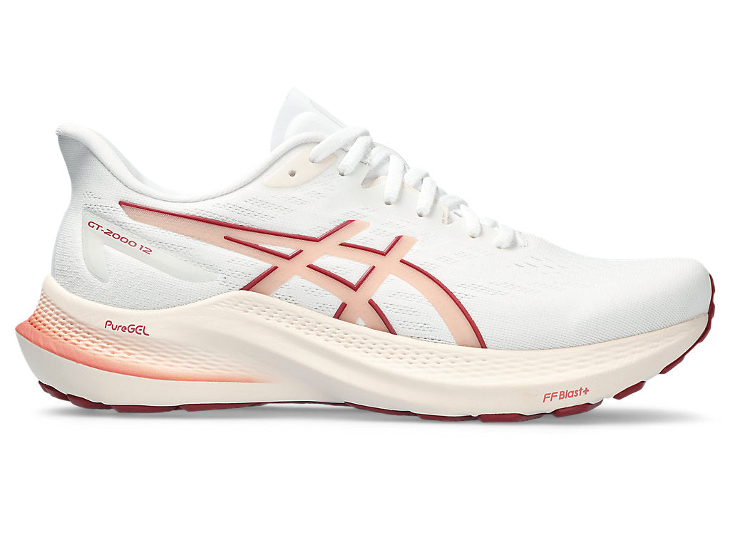 (WMNS) ASICS GT-2000 12 'White Light Garnet' 1012B506-100