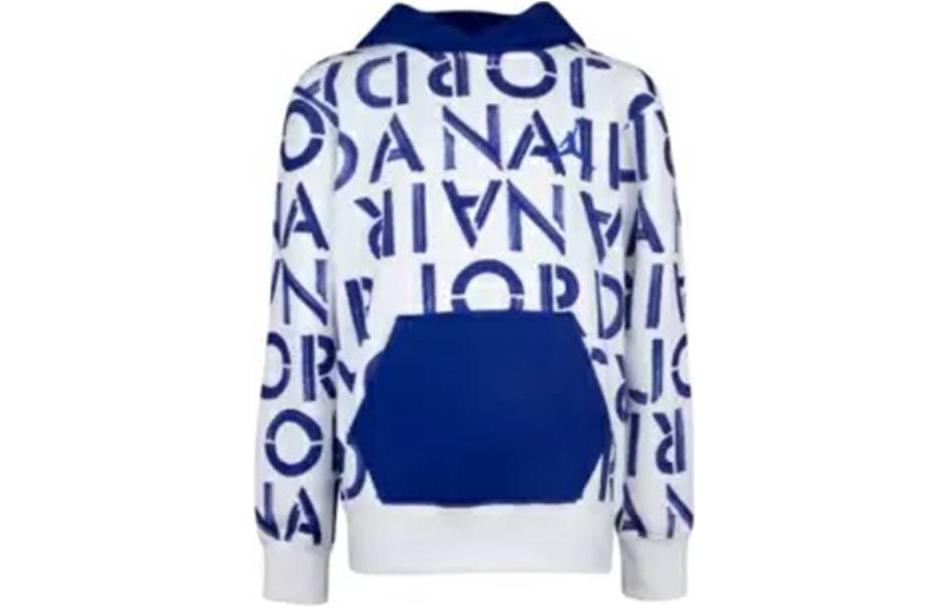 Air Jordan Logo Printed Active Hoodie 'Blue' 95A049-U6H