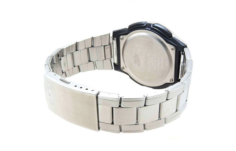CASIO Stainless Steel Strap Black Analog/Digital Combo AW-80D-1A22021