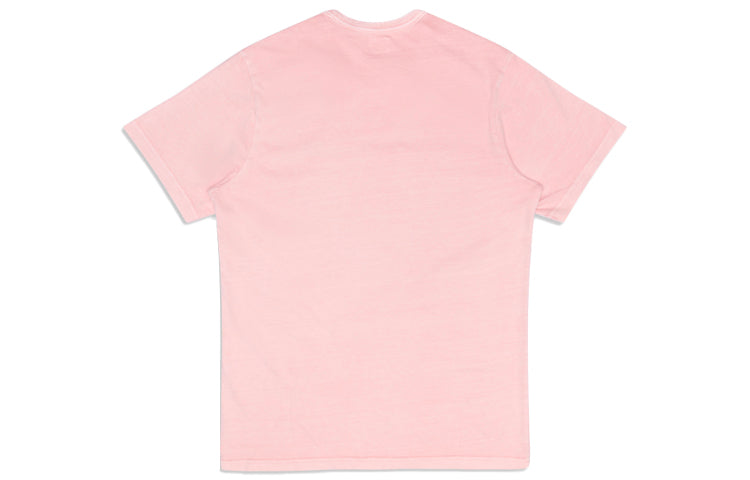 Men's Levis Round Neck Alphabet Logo Short Sleeve Pink T-Shirt 86592-0001