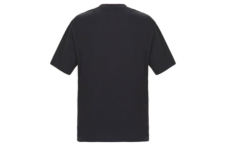 Men's Y-3 Logo Pattern Casual Round Neck Short Sleeve Black DY7137