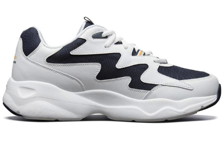 Skechers D'Lites Airy Low Running Shoes White/Blue 999090-WBLY