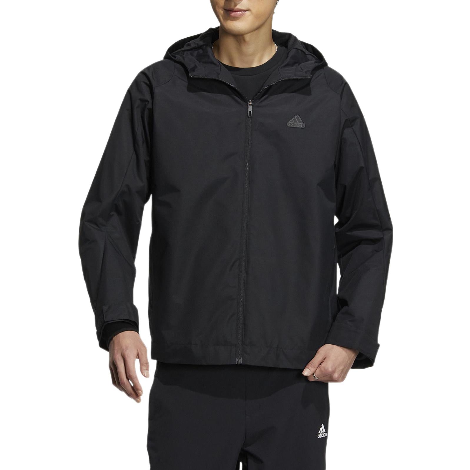 adidas Tech Must Haves Woven Jacket Asia Sizing 'Black' HY5831
