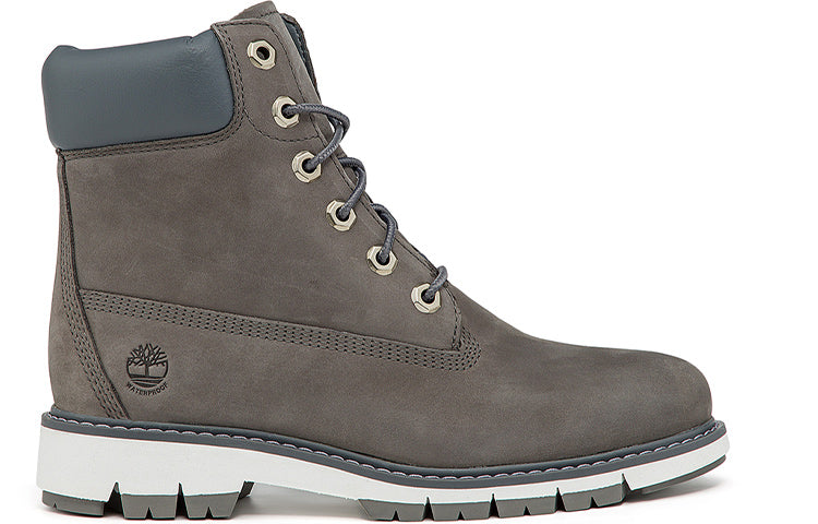 (WMNS) Timberland Lucia Way 6 Inch Waterproof Wide Fit Boots 'Medium Grey Nubuck' A2KUGW