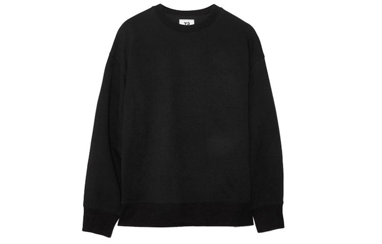 Men's Y-3 SS21 Logo Stripe Round Neck Black H16333