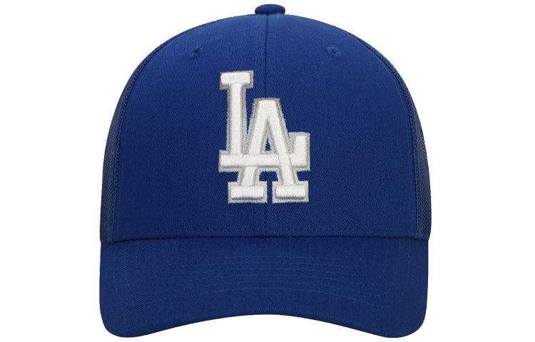 MLB Los Angeles Dodgers Alphabet Embroidered Hollow Out Baseball Cap Navy Blue 32CP75011