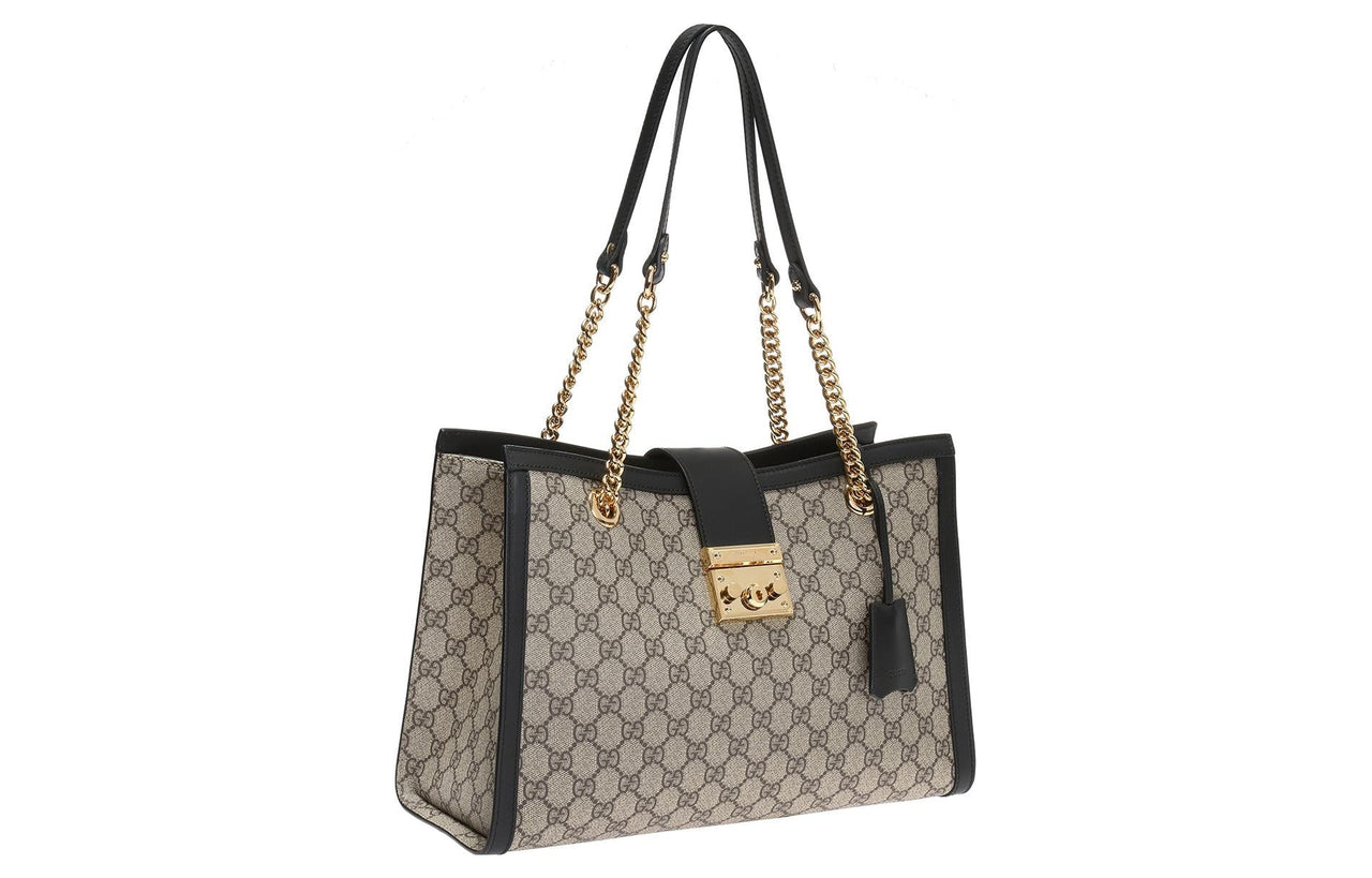 (WMNS) Gucci GG Padlock Series Single-Shoulder Bag Middle Size 'Creamy Brown' 479197-KHNKG-9769
