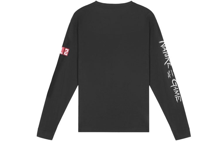New Balance Men's New Balance Logo Pattern Printing Knit Round Neck Pullover Black MT11610-BK