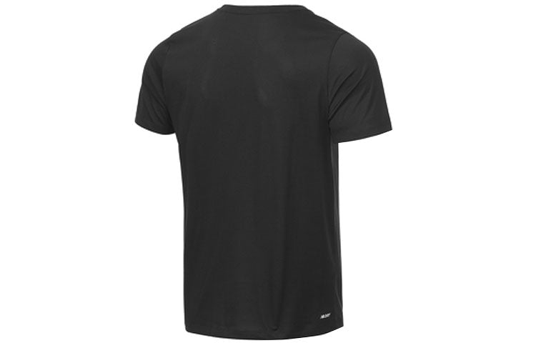 New Balance Tenacity Heather Tech T-shirt Asia Sizing 'Black' AMT11070-BK