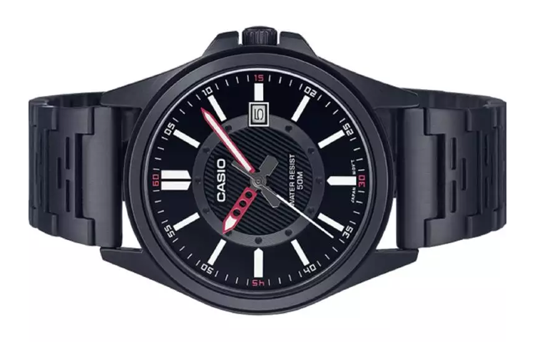 CASIO Analog 'Black' MTPE700B1E
