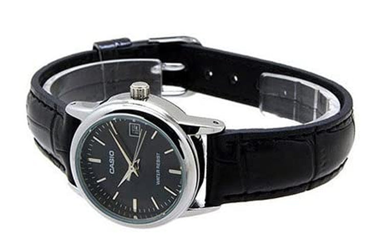 CASIO Quartz Waterproof Black Analog LTP-V002L-1AUDF