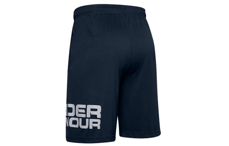 Under Armour Tech Wordmark Shorts 'Navy' 1351653-408