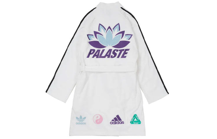 Palace X Adidas originals Towel Robe Logo 'White' H61826