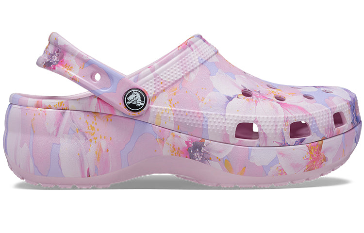 (WMNS) Crocs Classic Platform Clog 'Cherry Blossom' 208836-6W8