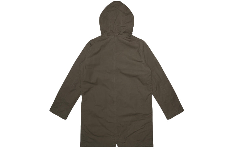 Levis Embroidered Thicken Hooded Jacket Military Green 75710-0000