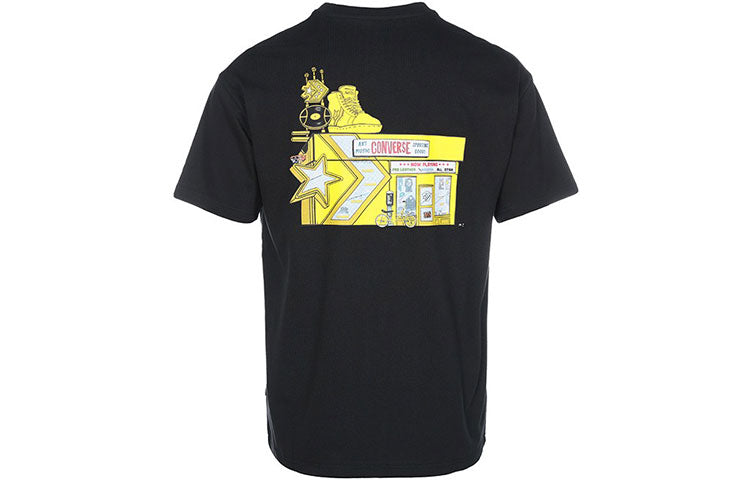 Converse Sneaker Store T-Shirt Asia Sizing 'Black' 10023258-A02