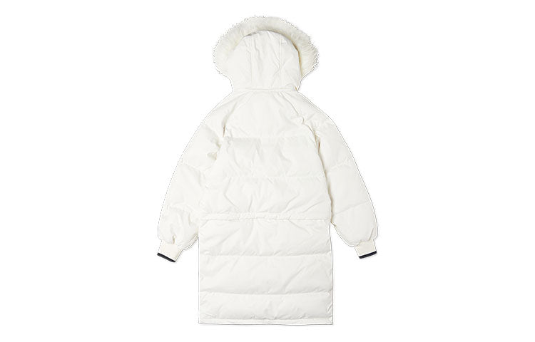 (WMNS) Converse Convertible Long Down Jacket Asia Sizing 'White' 10020023-A01