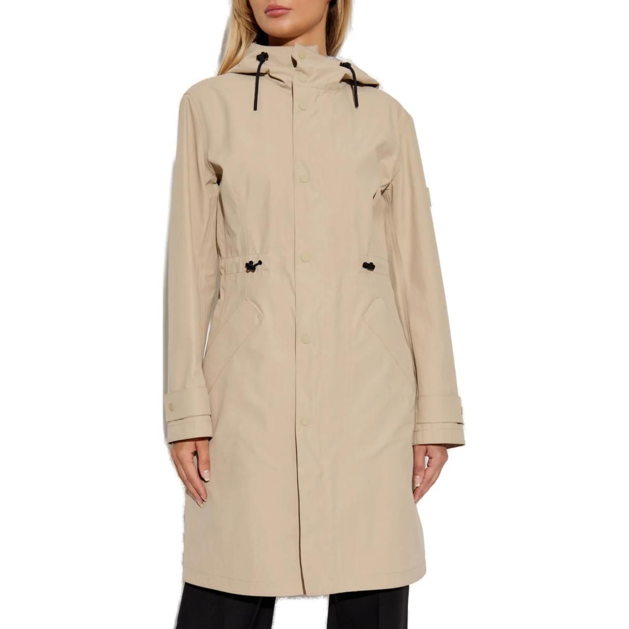 (WMNS) Burberry Hooded Waterproof Coat 'Beige' 80916221