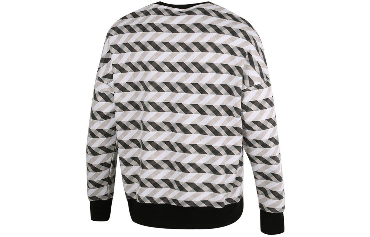 PUMA Kontrast Crew Neck Sweater 'White Black' 531488-01
