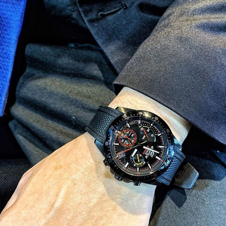 CASIO Male EDIFICE Japan / South Korea Fashion Mens Black Analog EFV-540PB-1A