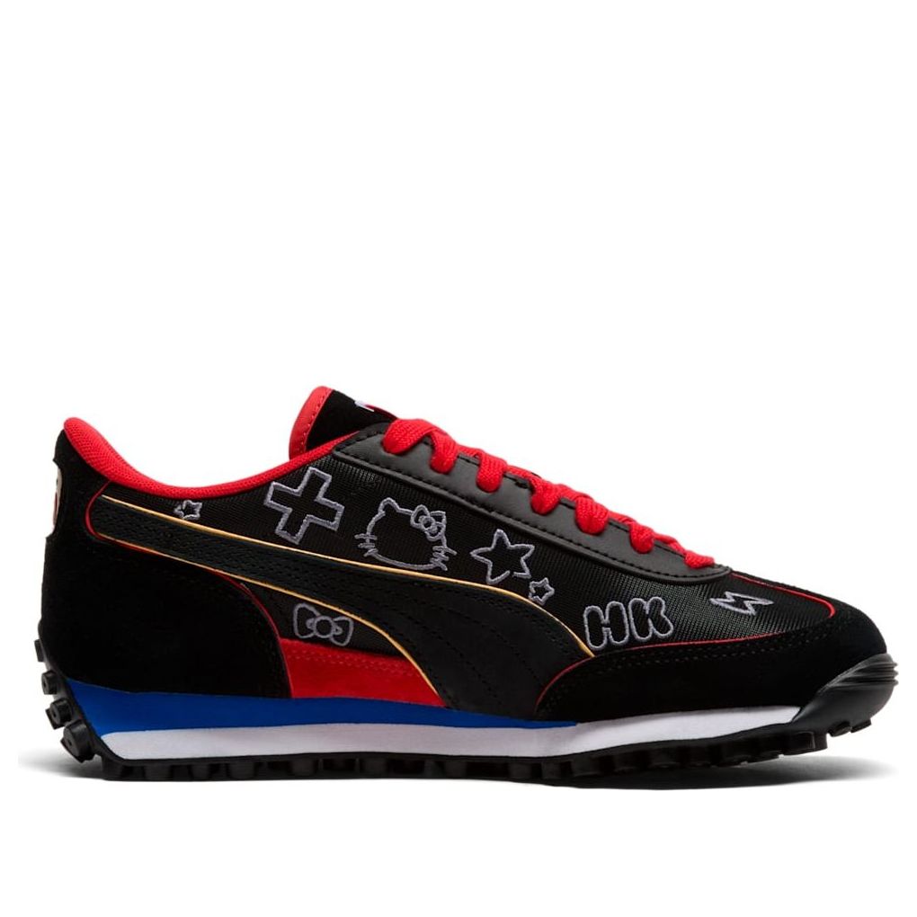 (WMNS) PUMA x Hello Kitty Easy Rider 'Black Red Blue' 404232-01