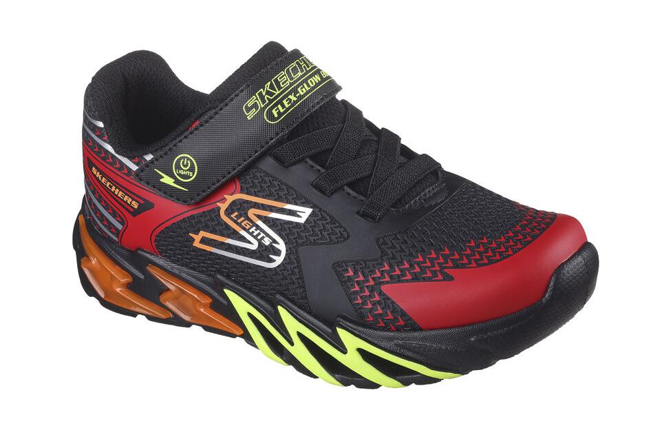 (GS) Skechers Flex-Glow Elite 'Black Red' 400138L-BKRD