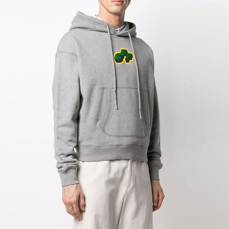Men's Off-White FW21 Logo Pattern Printing Gray OMBB073S21FLE0030855