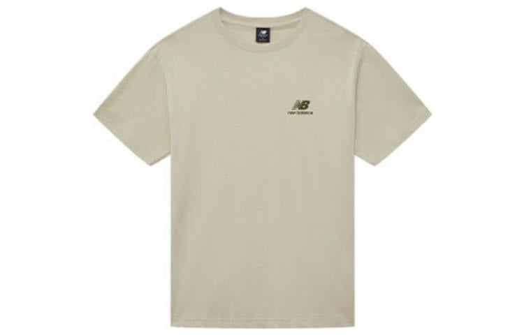 New Balance Logo Graphic T-Shirt Asia Sizing 'Beige' AMT22367-LGB
