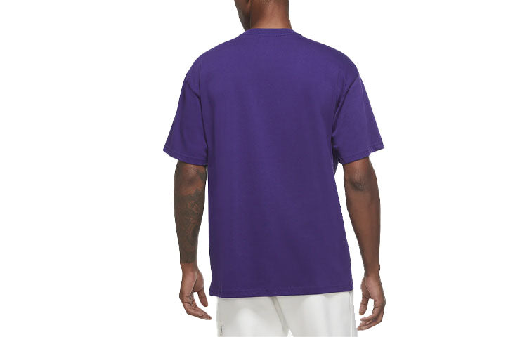 Nike Howlin Moon Ball Printing Logo Short Sleeve Purple CV2103-566