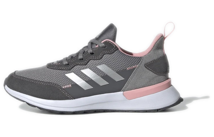 (GS) adidas RapidaRun Elite J 'Grey Pink' EG6913