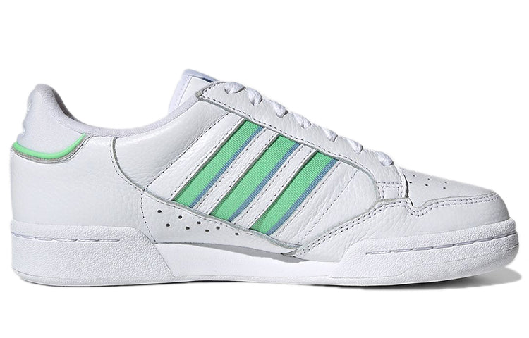 (WMNS) adidas Continental 80 Stripes 'White Green' H06590
