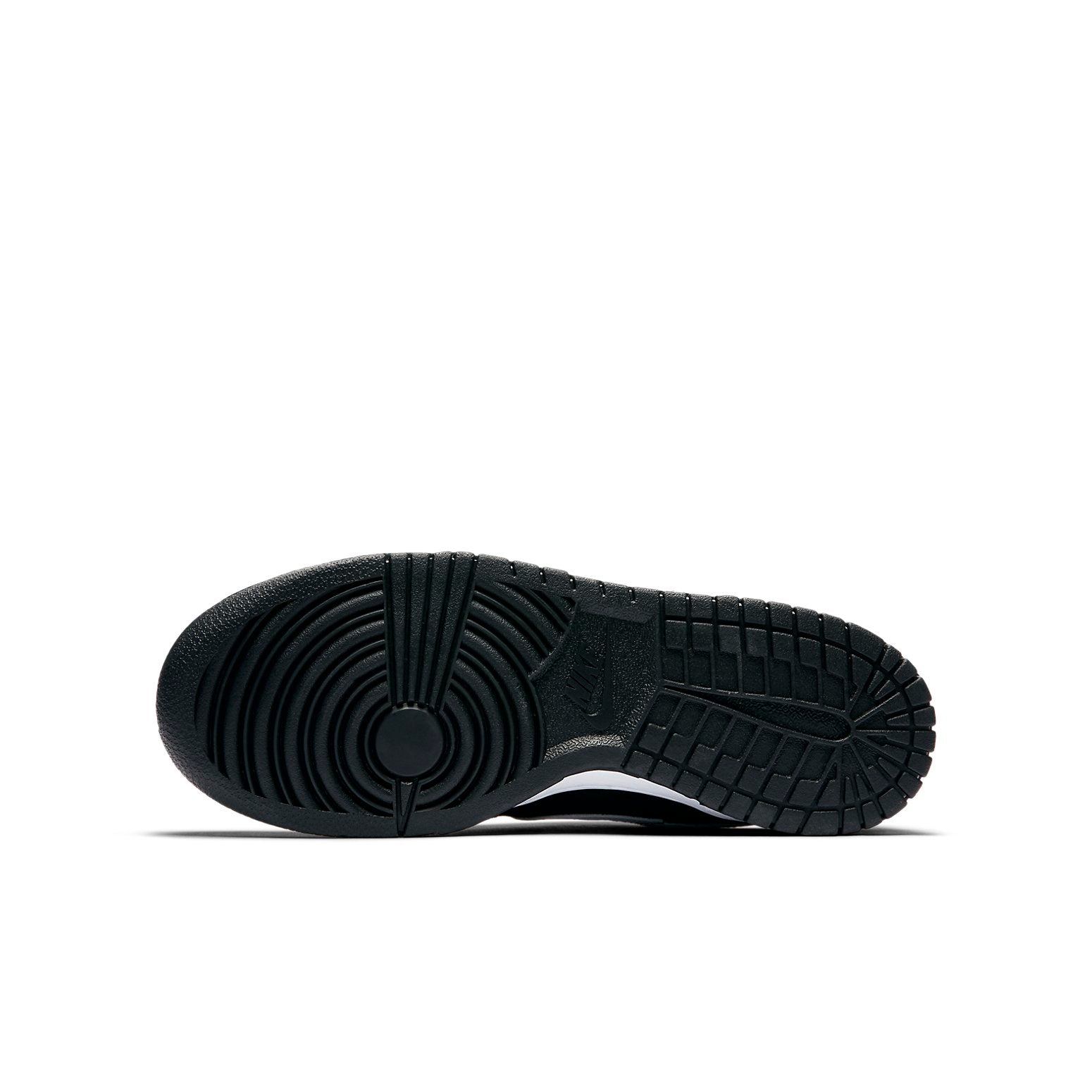 (GS) Nike Dunk Low 'Black White Swoosh' 310569-020
