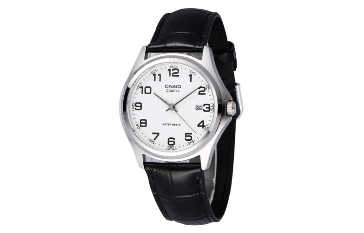 CASIO Quartz Waterproof Mens Silver Analog MTP-1183E-7B