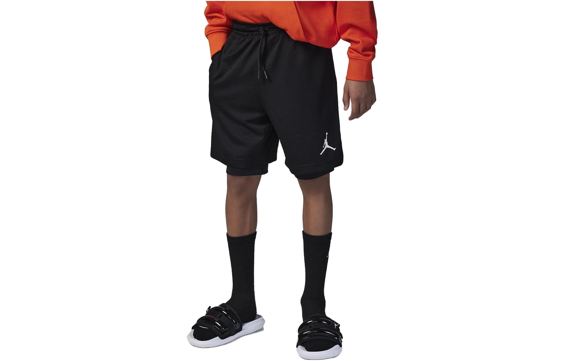 (GS) Air Jordan Logo Training Shorts 'Black' FJ5375-010