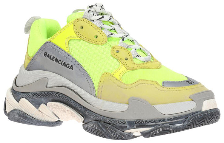 (WMNS) Balenciaga Triple S Trainer 'Yellow Fluo' 517333W09O47320
