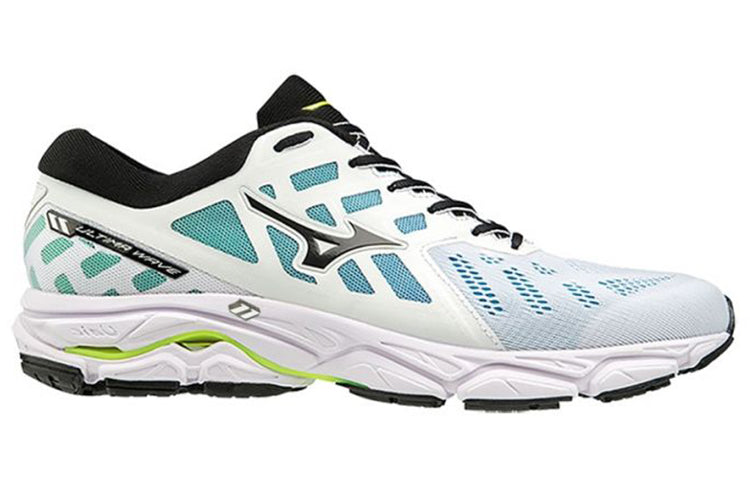 Mizuno Wave Ultima 11 Low Tops Lightweight White Blue J1GC190907