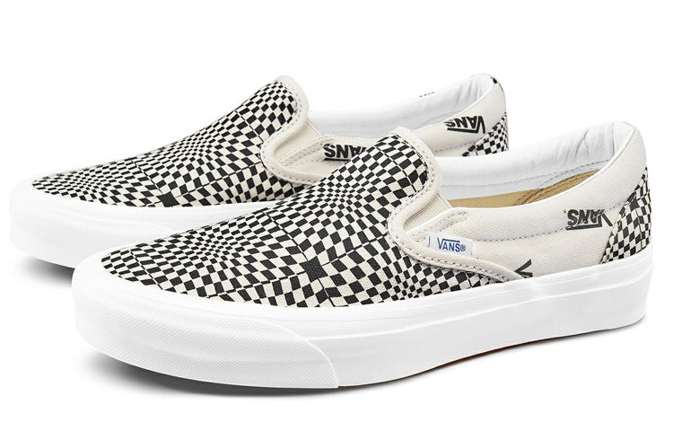 Vans OG Classic Slip-On LX 'Optical Checkerboard - Black Marshmallow' VN0A45JK1Z3