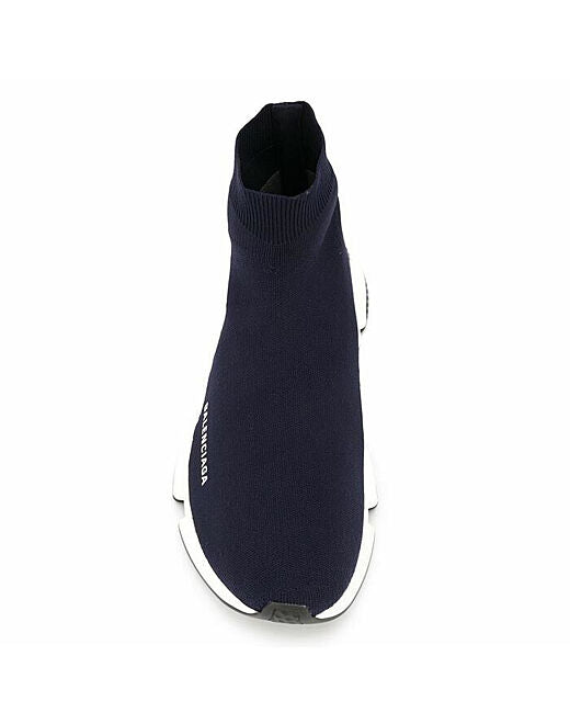 Balenciaga Speed 1.0 Sneakers 'Navy White' 587286W17024005
