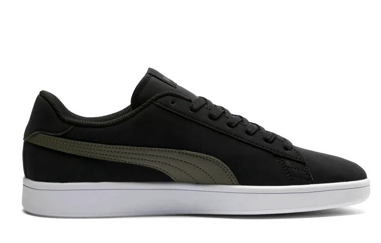 PUMA Smash Buck V2 Casual Board Shoes Black/Green 382612-01