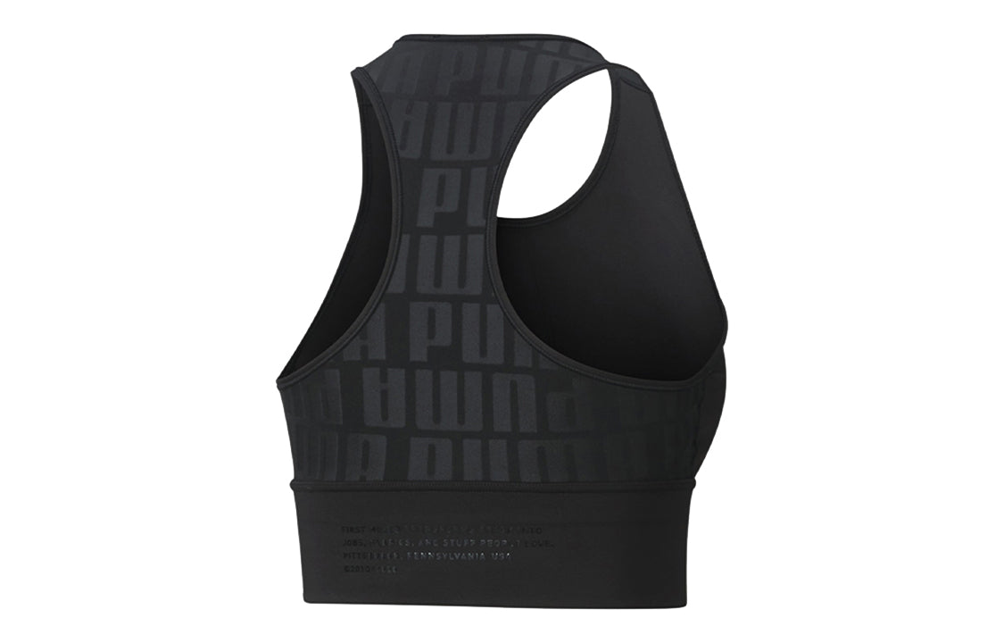 (WMNS) PUMA Mid Impact Bra Top 'Black' 519564-01